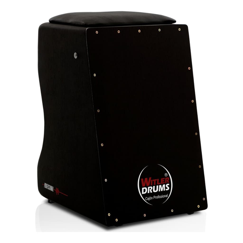 CAJON TRADICIONAL ELETRICO PRETO | PRETO - KIT (MA)