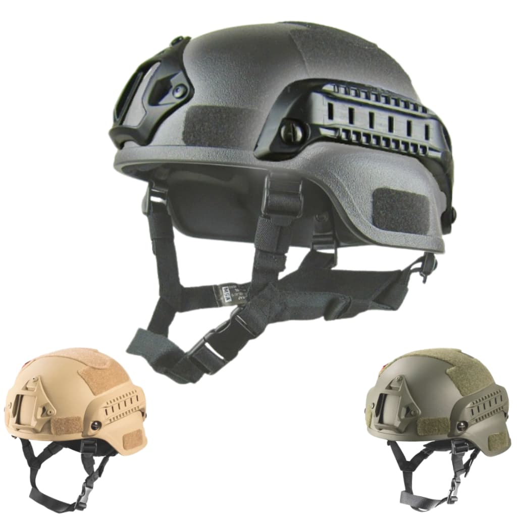 Capacete Tático Profissional Com Trilhos Ciclismo Bike MTB Speed Esportes