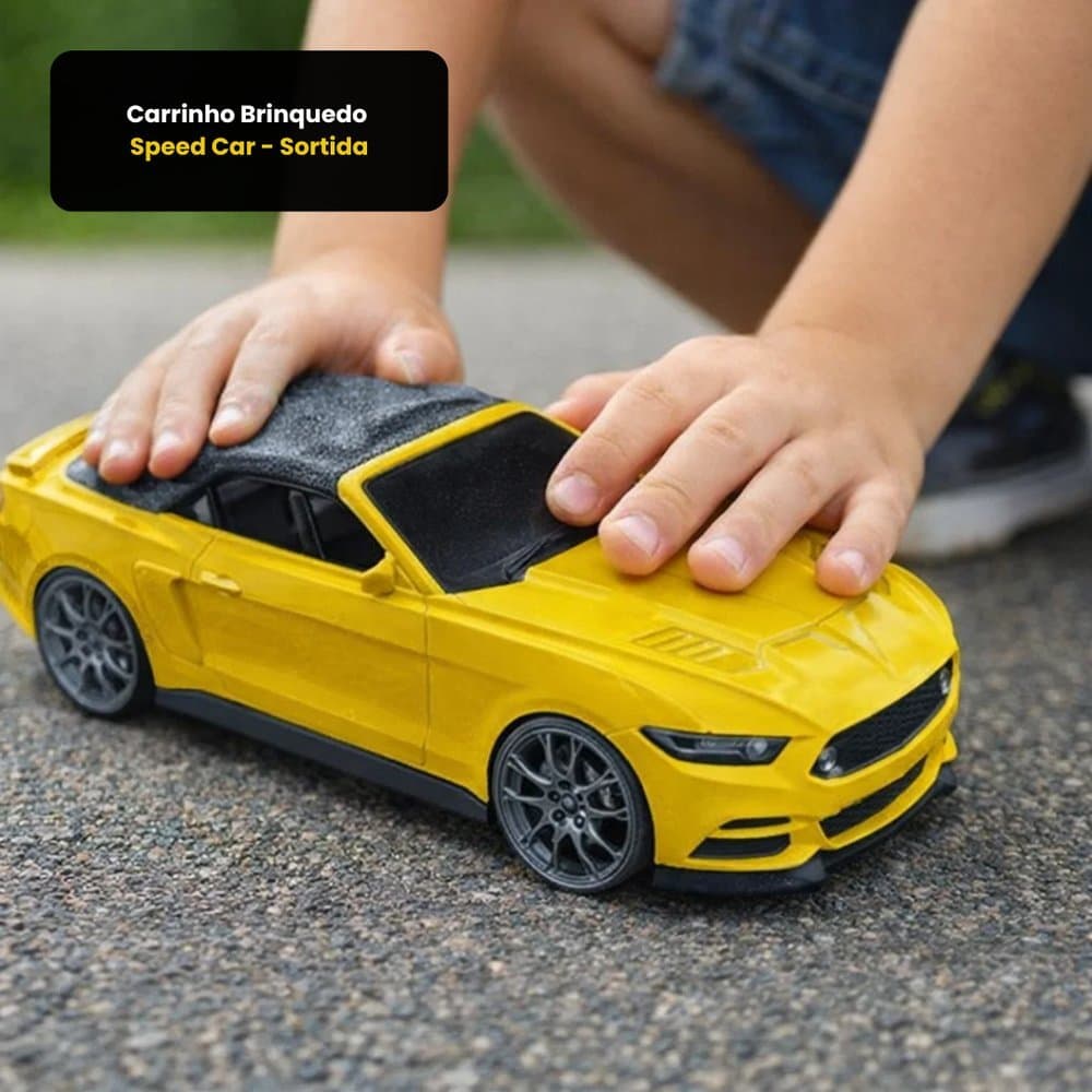 Carrinho Brinquedo Speed Car - Meninos Carros Esportivo Cores Sortidas