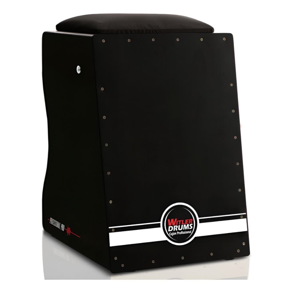 Cajón Acustico Pro Inclinado | Profissional |  PRETO
