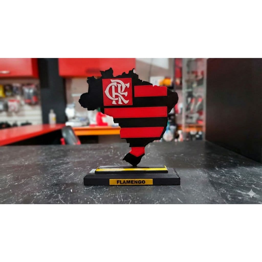 Escudo Flamengo Placa Decorativa