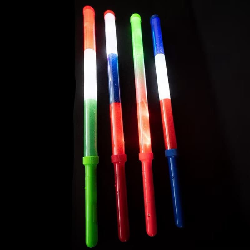 Kit com Bastões LED Sabre de Luz- Espada Luminosa para Festas/Shows/Crianças/Torcidas/Aniversários etc