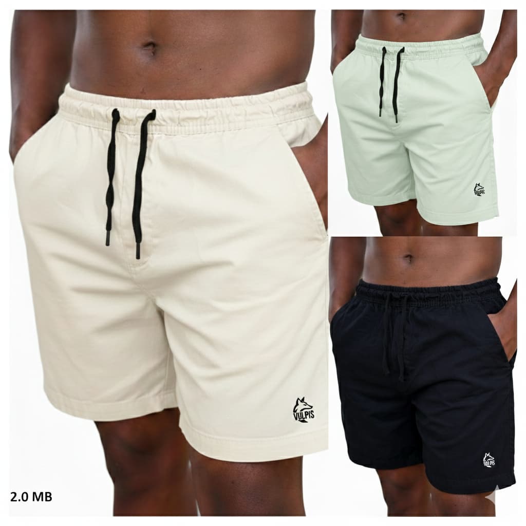 Short Masculino Linho Mauricinho Confortavel Premium Moda Praia Fotos Reais