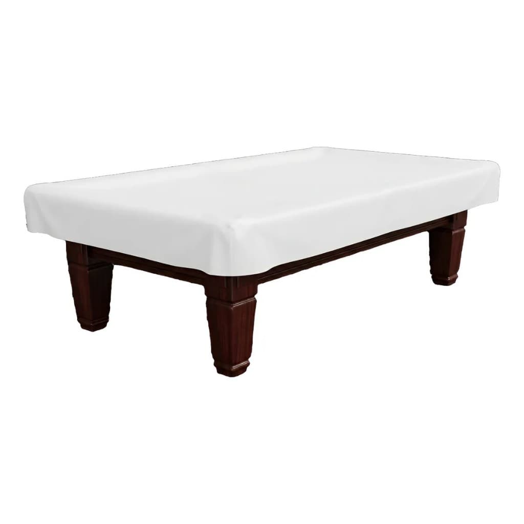 Capa Para Mesa De Bilhar Sinuca 2,30x1,30x0,30 Corino Branco Premium Grossa