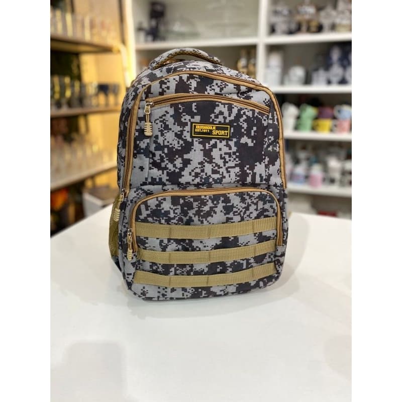 Mochila Camuflada Militar Impermeável Reforçada Masculina Escola Faculdade Universitária Viagem Trilha Sport