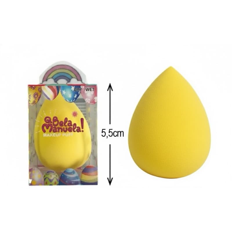 Kit com 2 Esponjas para Make Base Corretivo Blush. Pronta Entrega Formato Coxinha