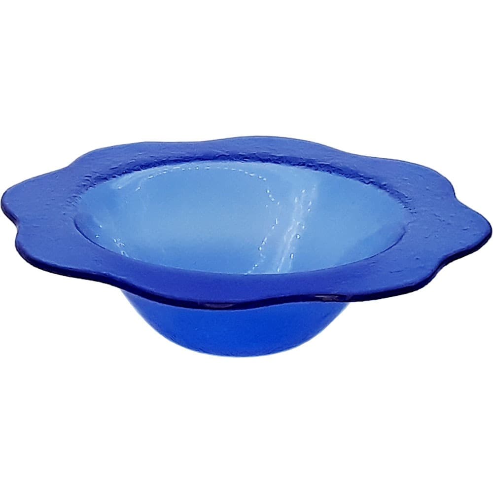 Cumbucas Bowl Vidro Azul 320ml Decorativo Cozinha Açaí Sorvete