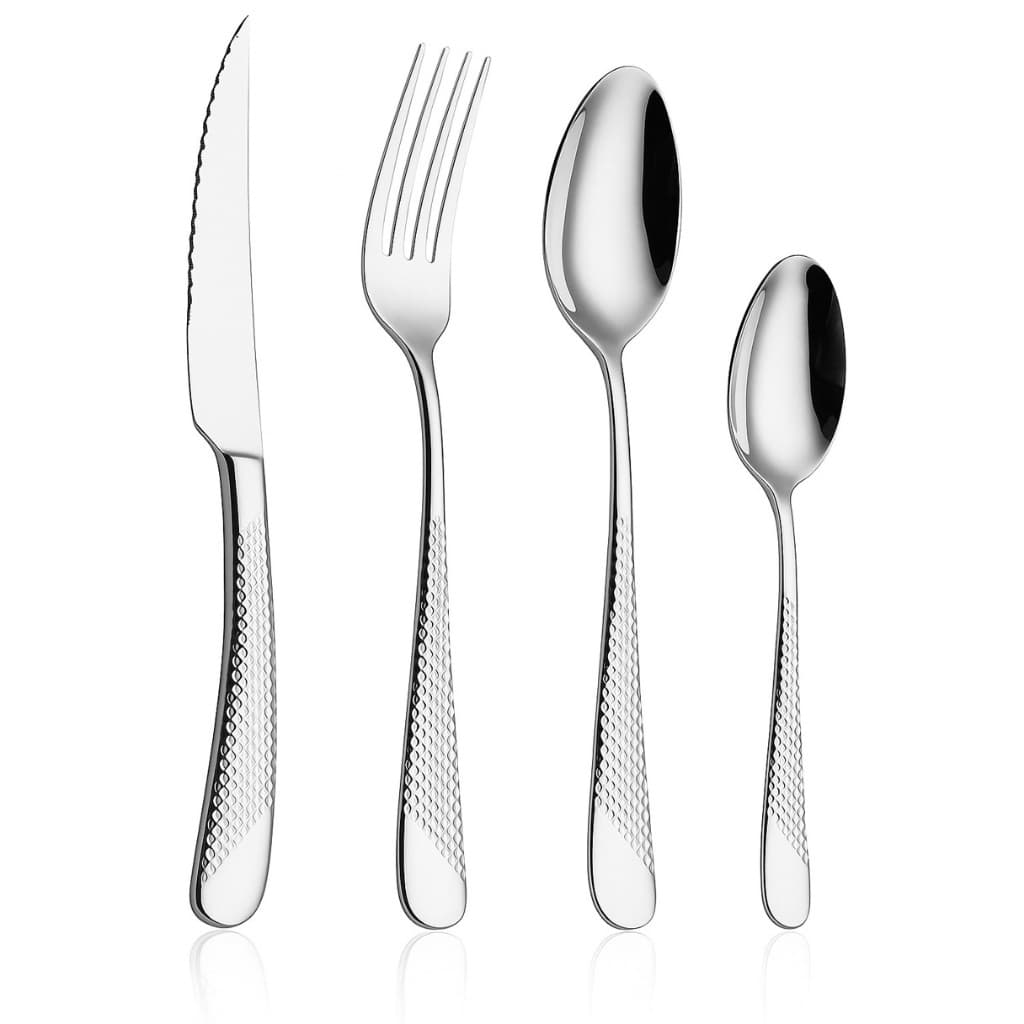 Faqueiro Jogo de Talher Inox 24 Peças