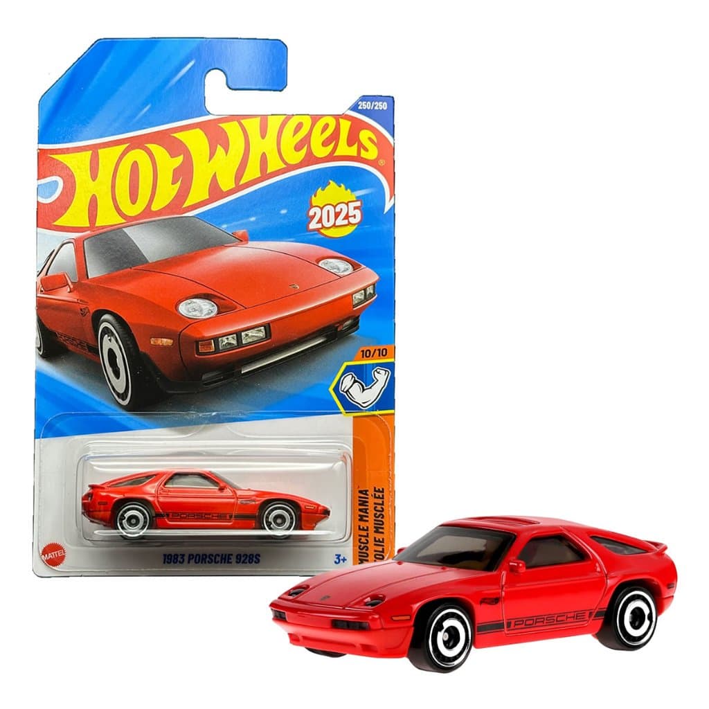 Hot Wheels 1983 Porsche 928 S Vermelho 2015 Muscle Mania Folie Musclee 10/10 Mattel 250/250