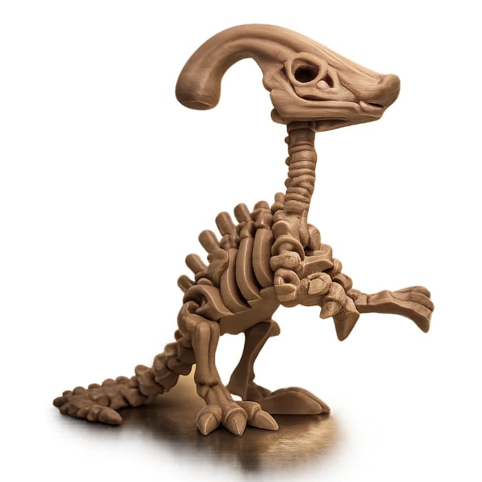 Parassaurolofo Parasaurolophus dinossauro articulado esqueleto articulado dinossauro brinquedo
