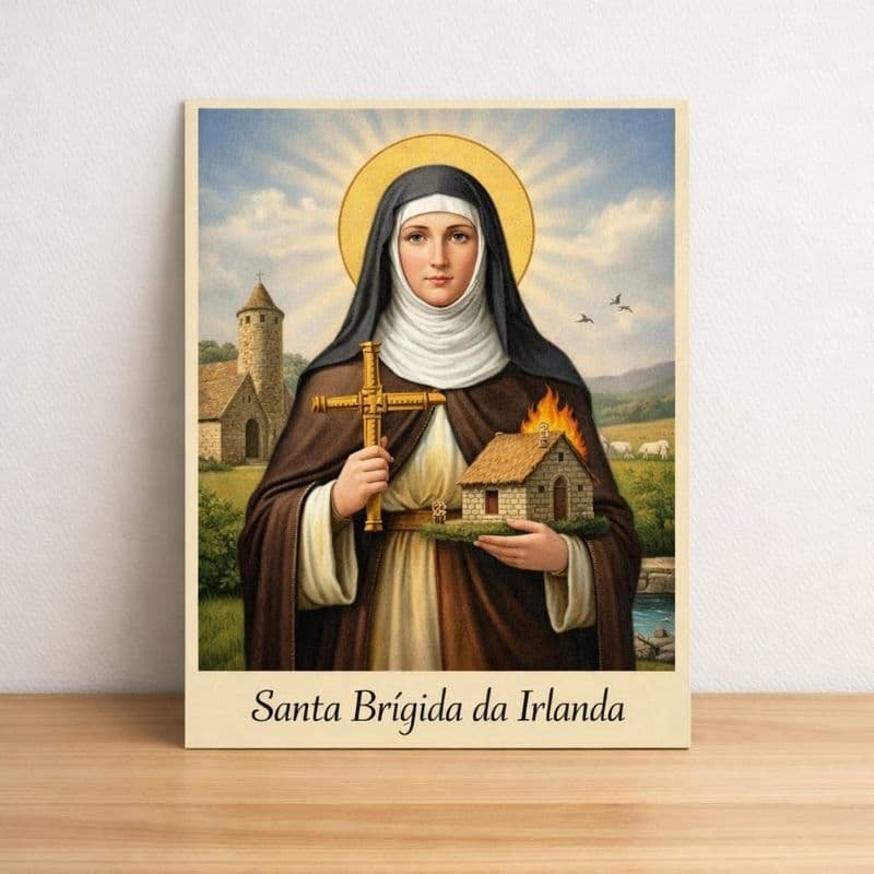 Santa Brígida da Irlanda, Quadro Decorativo.
