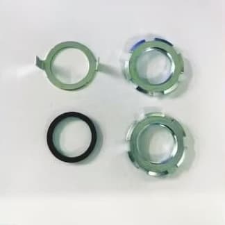 KIT PORCA + TRAVA + ARRUELA BORRACHA DIREÇÃO FACTOR/FAZER150/CROSSER/LANDER/TENERÉ