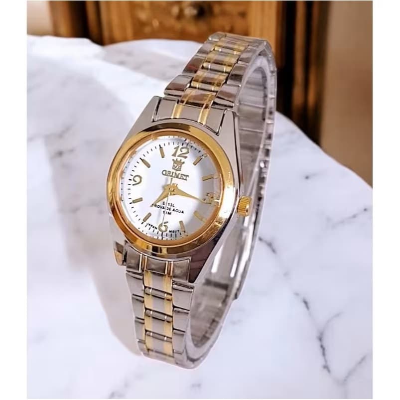 Relógio Feminino Aço Inoxidável Luxo Quartzo Pequeno Orimet