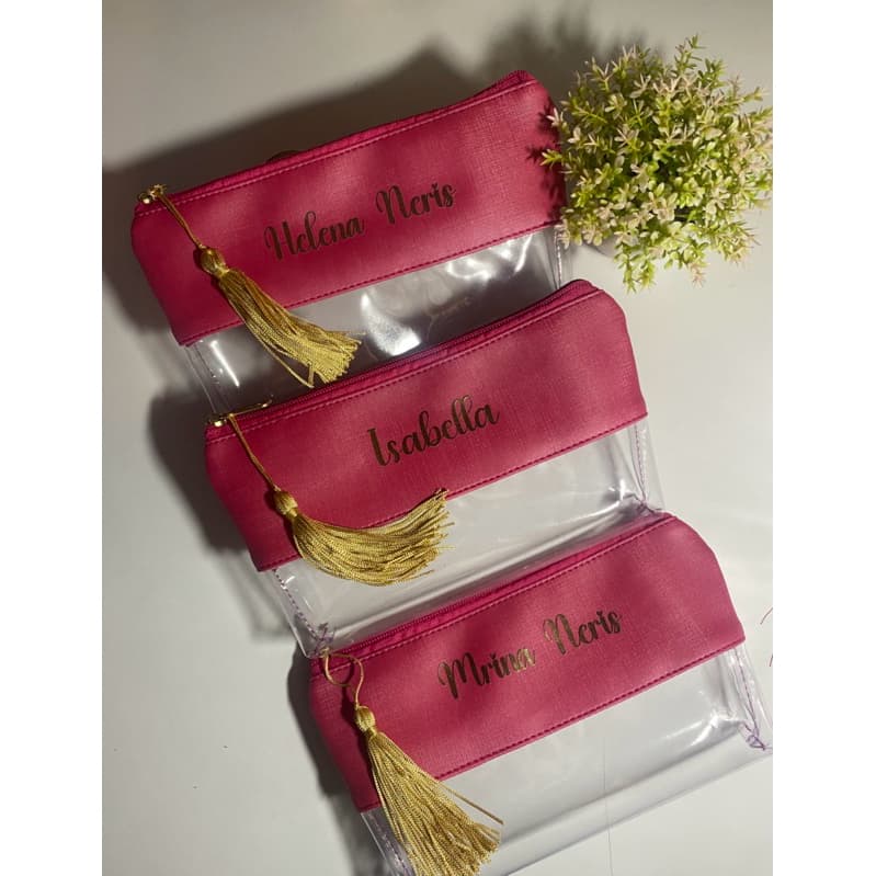 ✨Necessaire Trapézio ✨1 unidade, Personalizada com o nome ou iniciais 😊