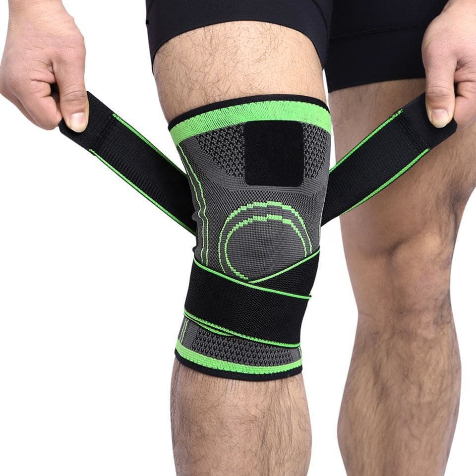 Joelheira Esportiva de Compressão Ajustável - Proteção e Estabilidade para Treino