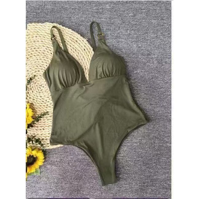 Maiô Estruturado com Bojo e Detalhe Central – Sofisticação