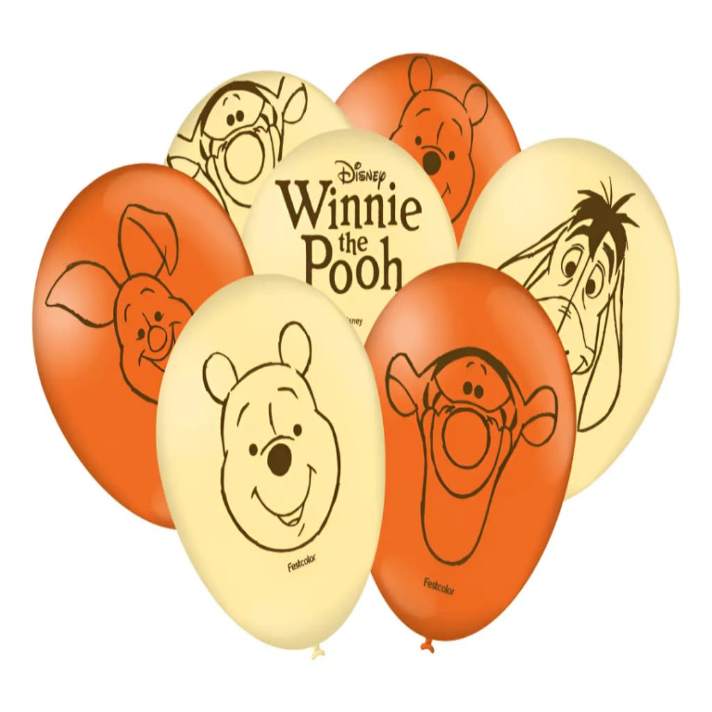 Balão - Bexiga Ursinho Pooh e Sua Turma - 25 Unidades