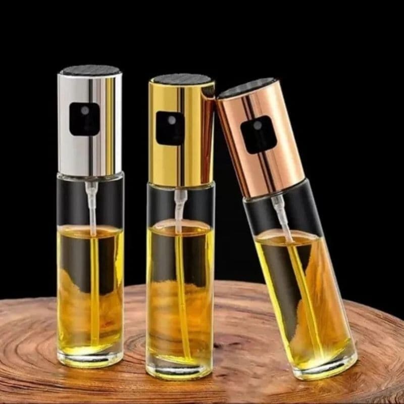 Borrifador Azeite Vinagre Vidro Spray Cozinha Gourmet Air Fryer Salada Dispenser Portátil