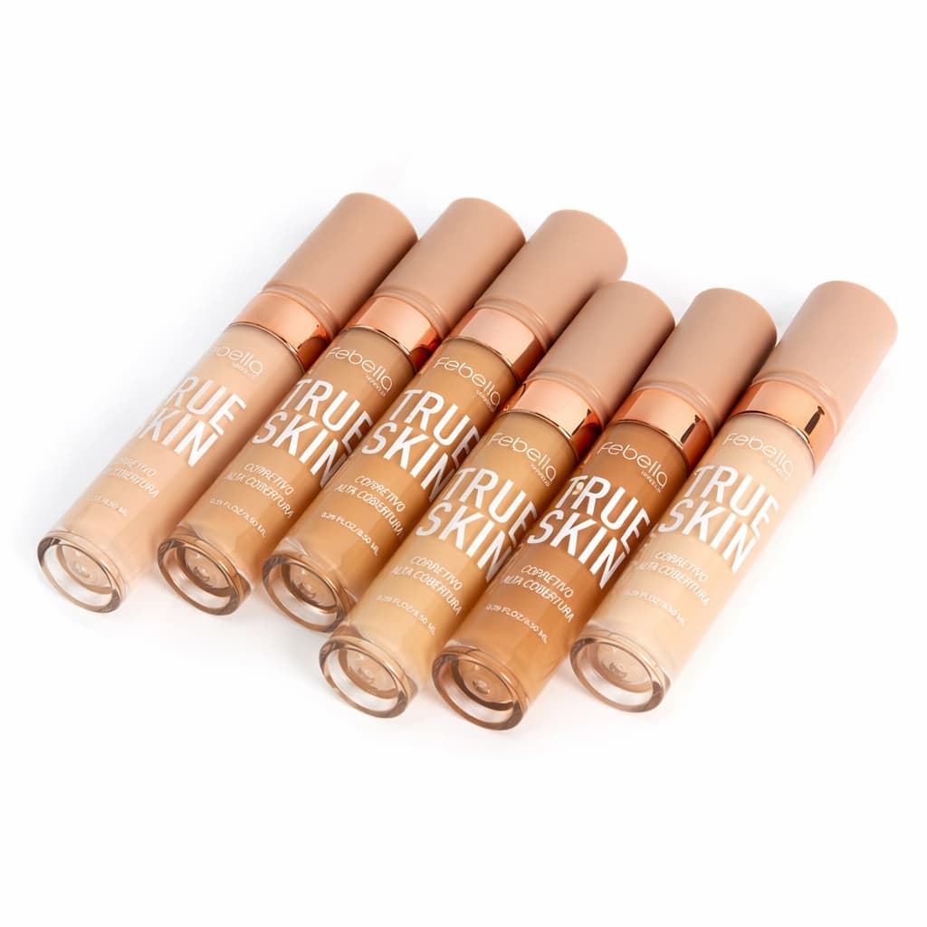 Corretivo True Skin Febella Alta Cobertura Acabamento Natural