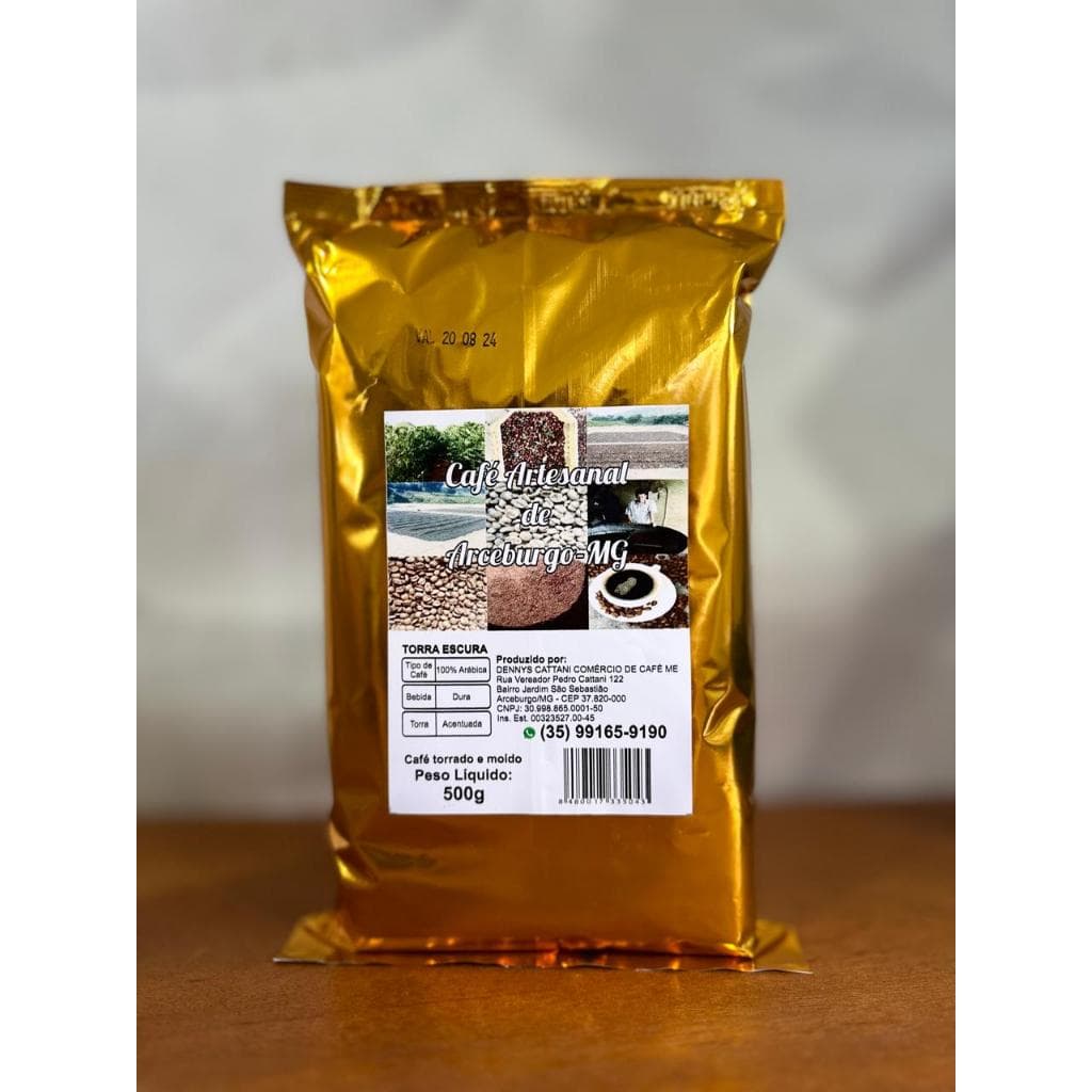 Café ARTESANAL de Arceburgo MG 100% Arábico Torra ESCURA