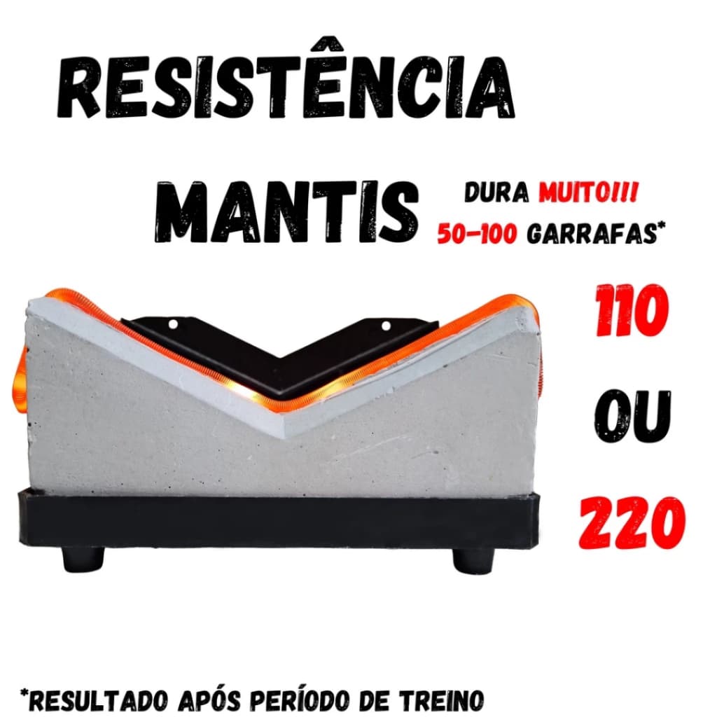 Maquina Cortadora Corte Garrafa Vidro Elétrica nao bivolt com 2 Resistencia