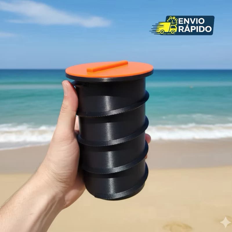 Guarda Treco Parafuso Cofre para Praia Cor Sortido