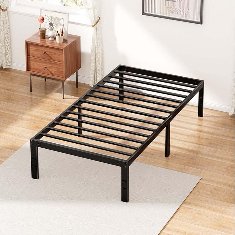 Estrado De Metal Dobrável Cama de Solteiro/Cama De Casal Cama de Solteiro Fácil De Instalar Suportes De Ripas De Aço