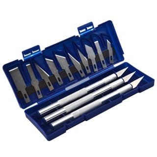13pcs Alta Qualidade Metal Tool Set Alta Precisão Alumínio Liga Carving Knife para DIY OEM Suporte