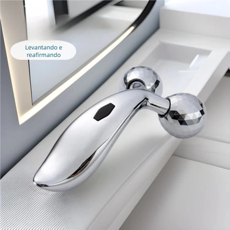 Massageador 3D Facial e Corporal - Ideal para Mão, Relaxa Tensão e Circulação