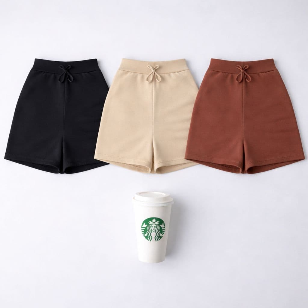 Kit 3 Shorts Feminino Básico Short Bermuda Feminina Short Academia Dia a Dia Shortinho Confortavel