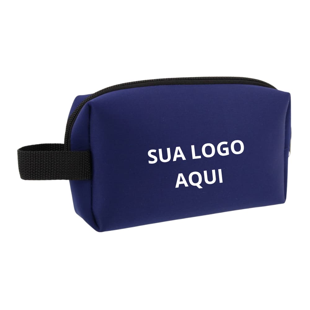 Kit 10 Necessaire Neoprene Estojo Personalizado Com Sua Arte Em Alta Qualidade