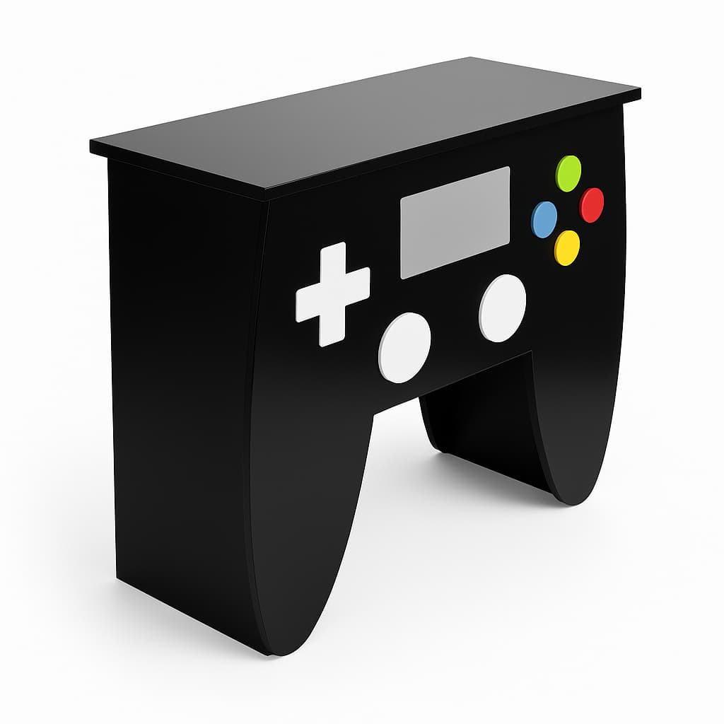 Mesa Controle Game MDF Desmontável  Decoração Festa Gamer jogos Aniversário
