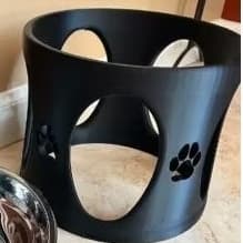 SUPORTE PERSONALIZADO COM O NOME DO SEU PET--SUPORTE PARA PARA VASILHA DO SEU PET-3D