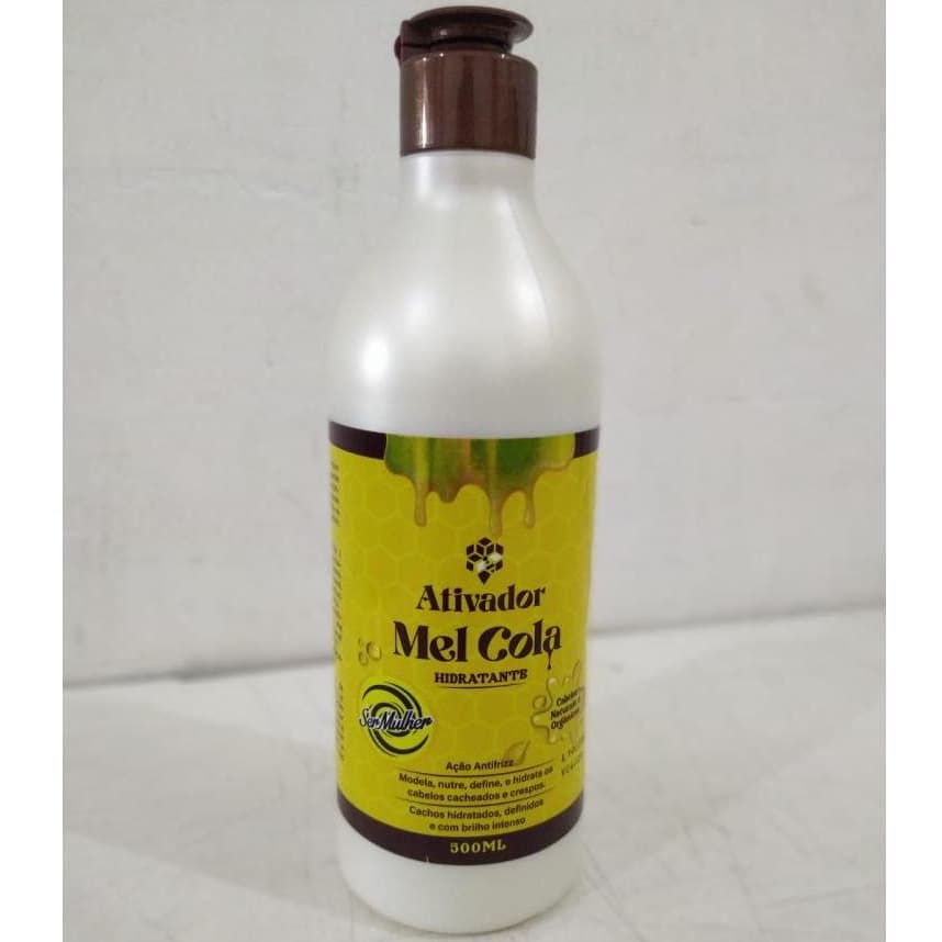 Creme ativador de Cachos Ser Mulher, Linha Mel Cola - 500ml