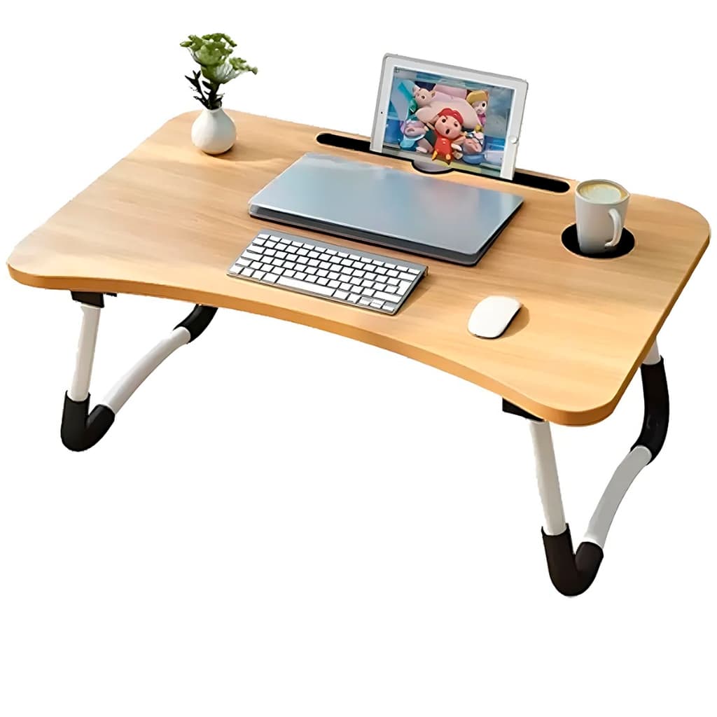 Mesa Portátil Dobrável Portatil Home Office Suprote Para Notebook Café da Manhã