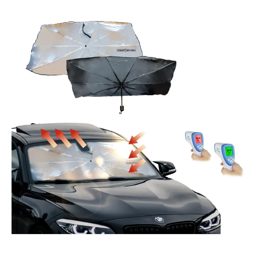 Protetor Solar Térmico para Carro Automotivo Para-Brisa Guarda Sol Quebra Sol