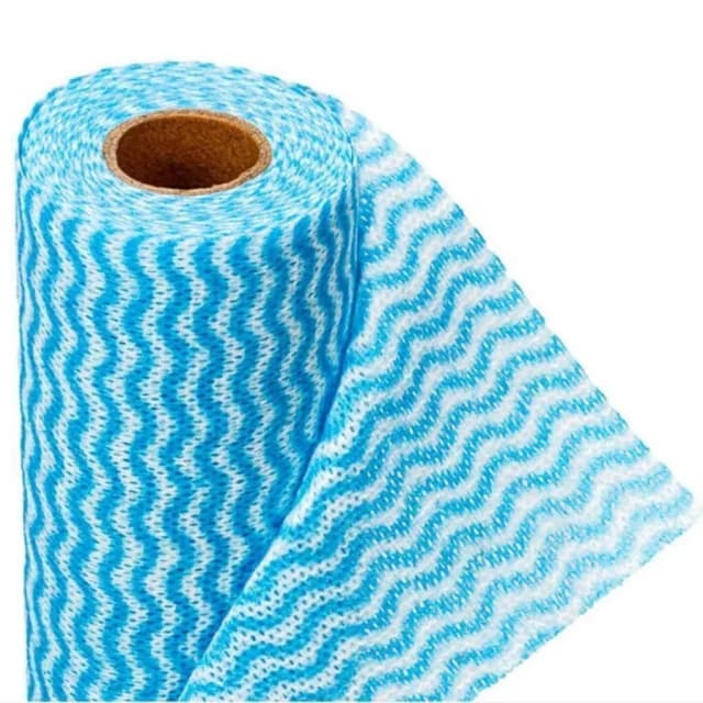 Pano de Cozinha Rolo Azul Kit 3 Panos Multiuso Super Absorvente Lavável Reutilizável