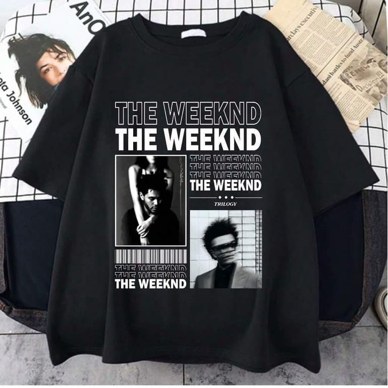 Camiseta The Weeknd Cantor Unissex 100% Algodão Lançamento