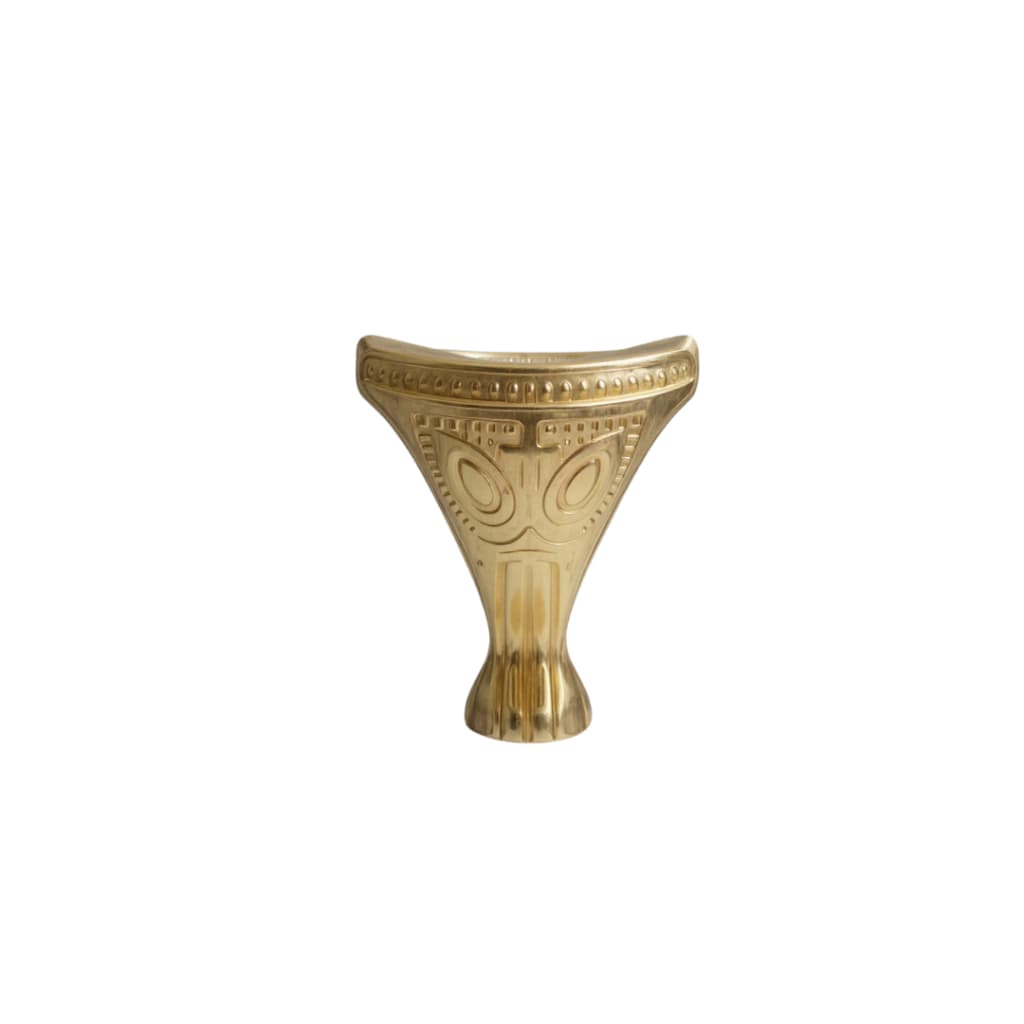 Kit 8  Pezinho Pés Metal Tradicional Pequeno Decoração Caixas Bandejas Mdf
