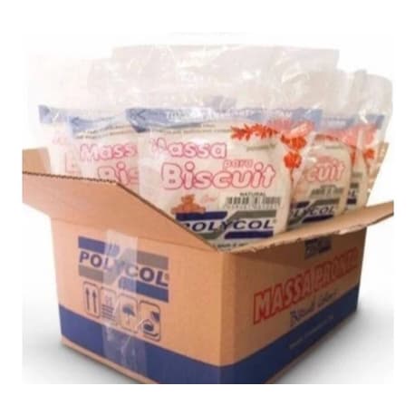 Massa de Biscuit Natural Polycol 1KG