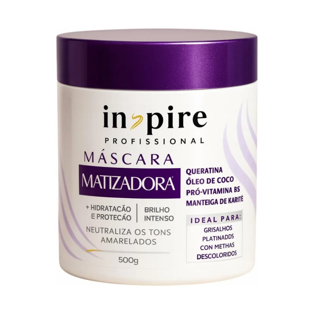 Mascara Matizadora Loiro Platinado Inspire 500g