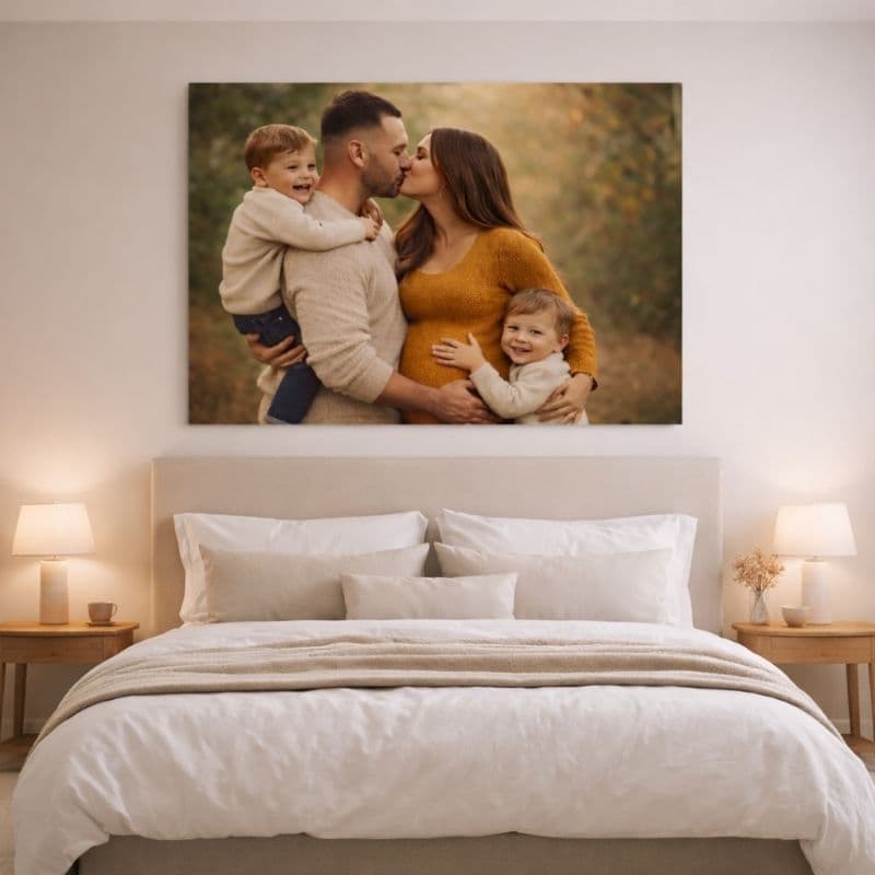 Quadro Decorativo Gigante 110x80 Personalizado com Sua Foto/ Casal/ Presente