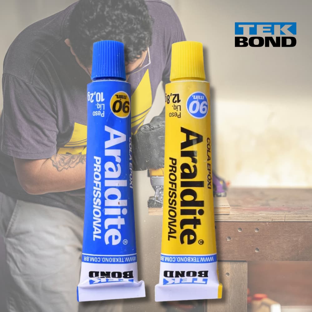 Araldite Profissional Tekbond 23g 90 Min Epóxi Alta Resistência