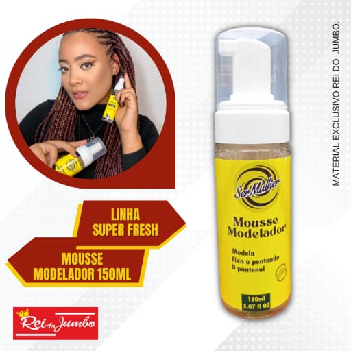 Espuma Superfix Antifrizz Ser Mulher - 150ml