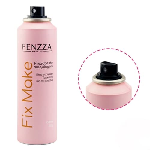 Fixador de Maquiagem Fenzza Make Up Spray 150ml – Efeito Prolongador, Toque Seco e Perfume Suave