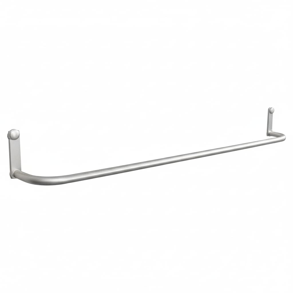 Porta Toalha Suporte Toalheiro Banheiro Único Aluminio Natural Não enferruja - Bitenfer Varais