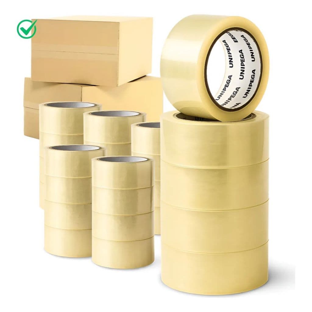 Kit 20 Fitas adesiva 45 mm x 40 metros Transparente - Envio Imediato