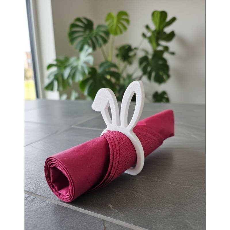Kit anel de guardanapo decorativo Páscoa coelho porta guardanapo mesa enfeite pascal decoração jantar presente temático