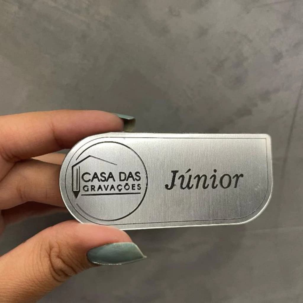 Broche Magnético Personalizado em Acrílico Botton de Profissão com Imã