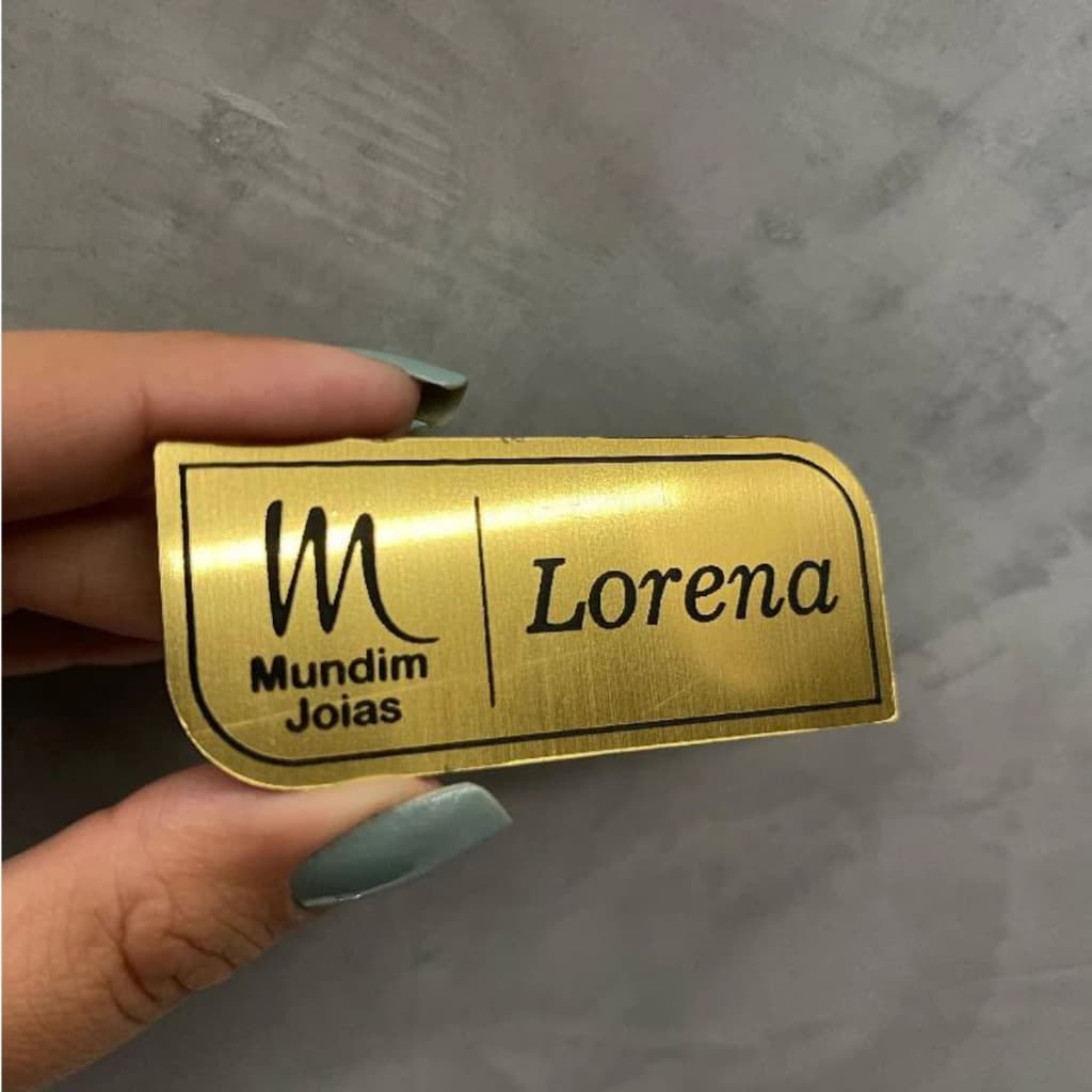 Botton Magnético Personalizado em Acrílico Broche de Profissão